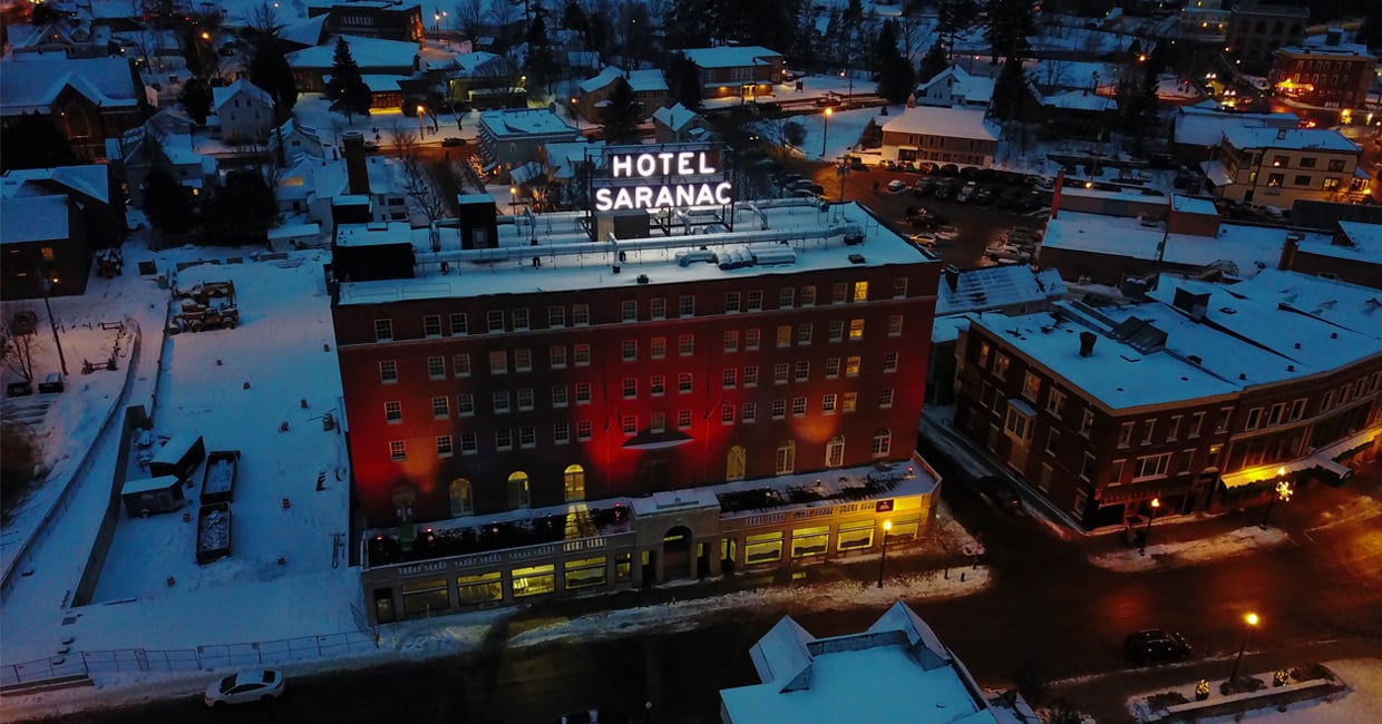 Hotel Saranac, Curio Collection by Hilton, how it began