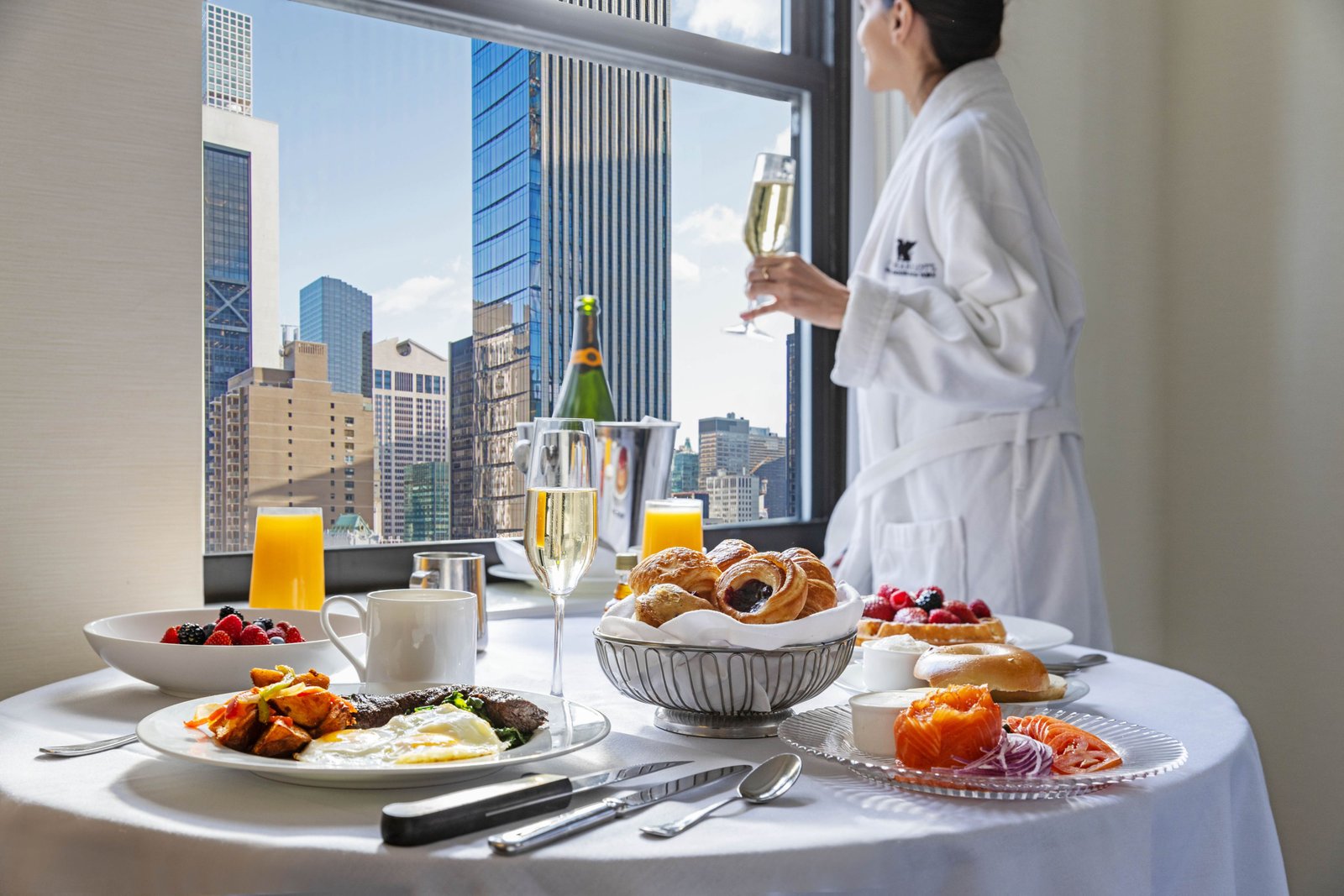 JW Marriott Essex House New York, at the table