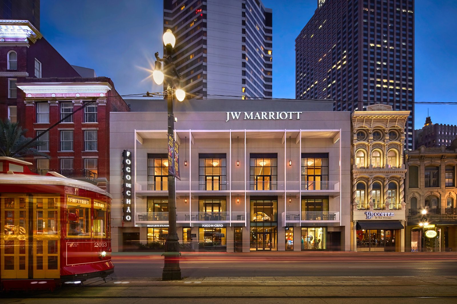 JW Marriott New Orleans, how it began