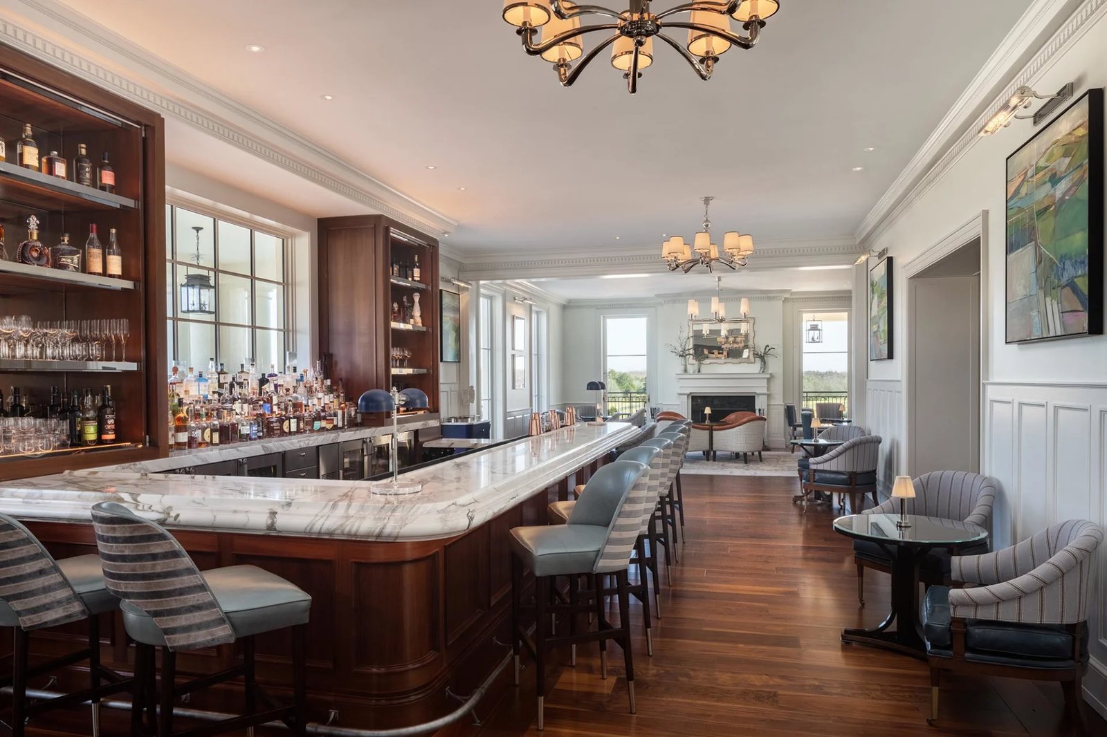 Keswick Hall, at the table