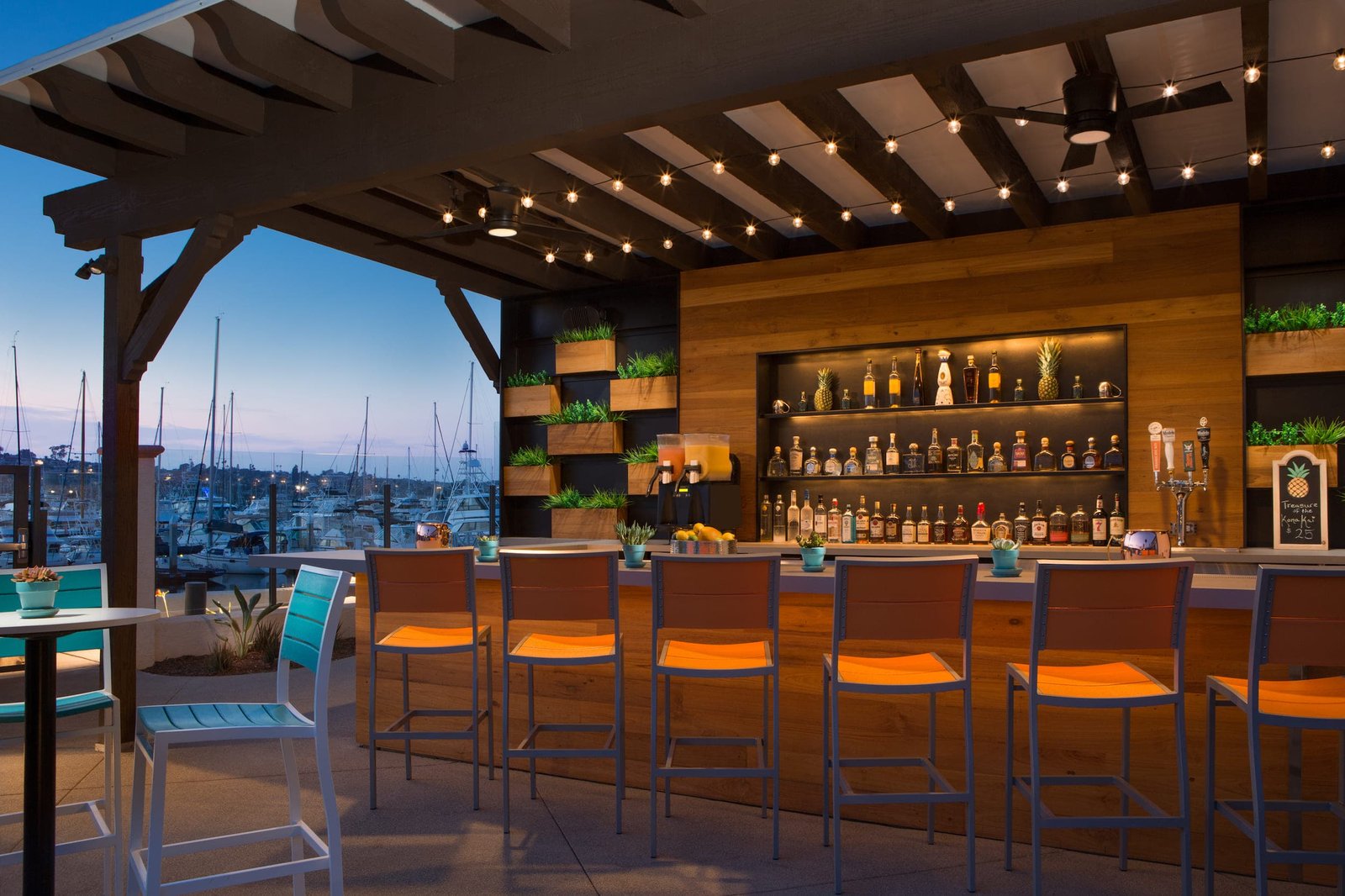 Kona Kai San Diego Resort, at the table