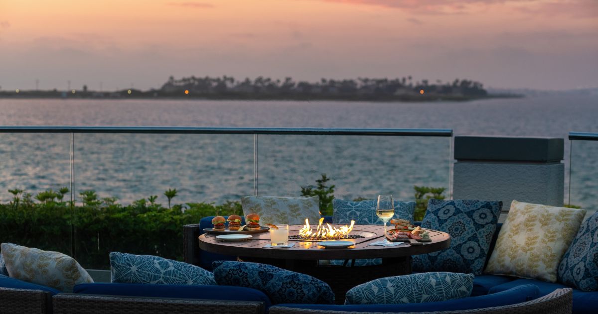 Loews Coronado Bay Resort, at the table