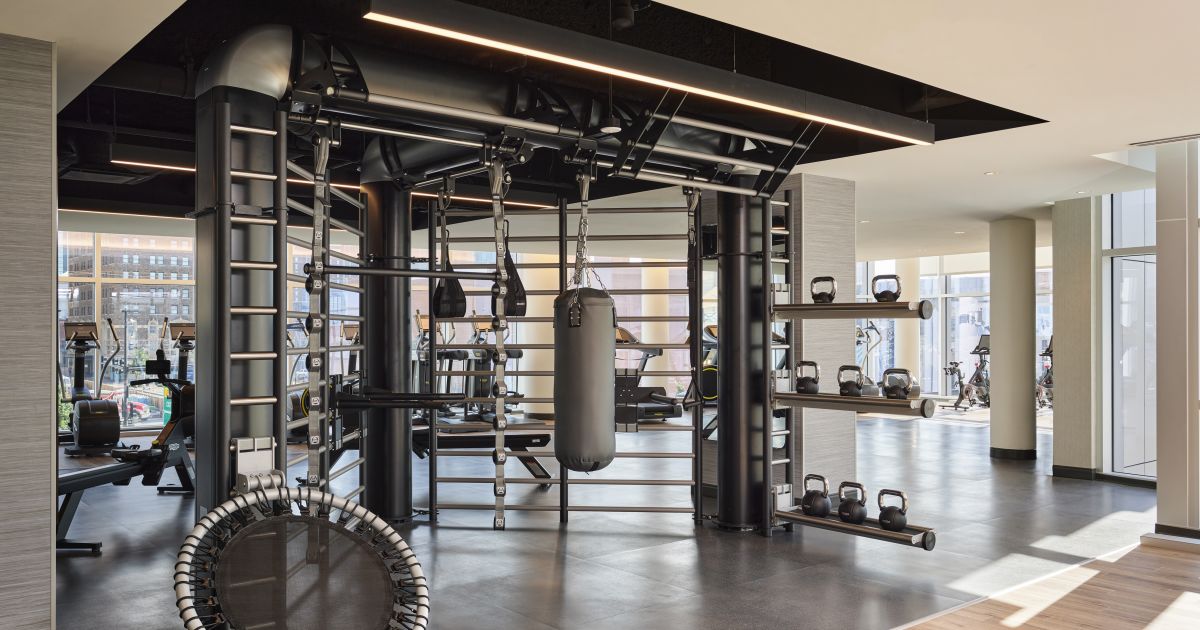 Loews Kansas City Hotel, the gym