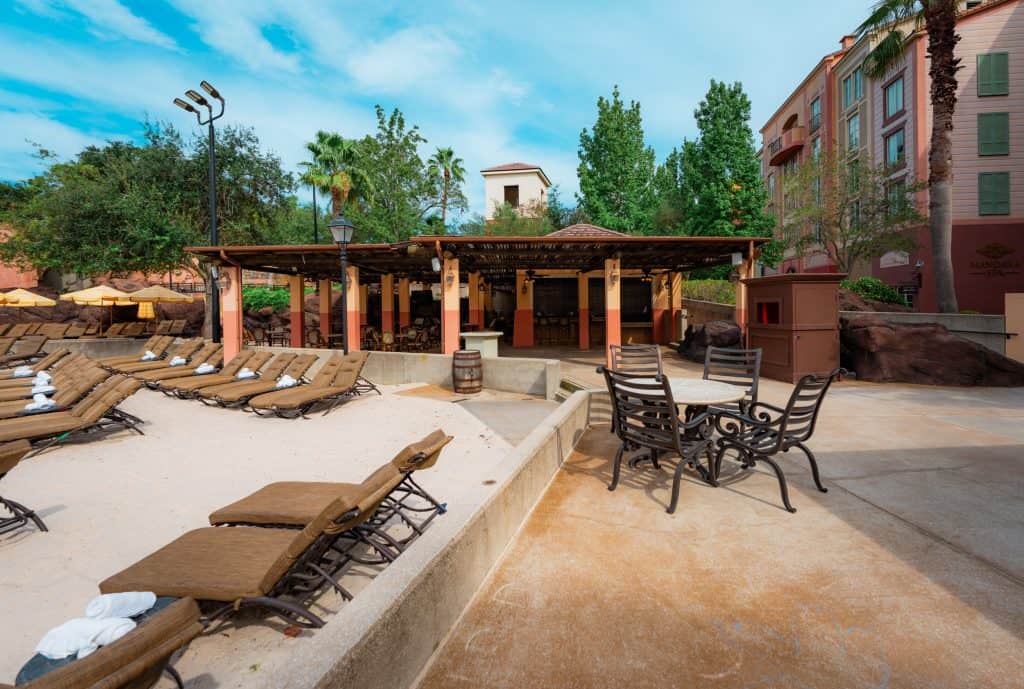 Loews Portofino Bay Hotel at Universal Orlando, at the table