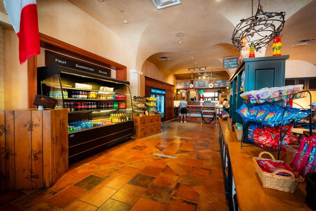 Loews Portofino Bay Hotel at Universal Orlando, at the table