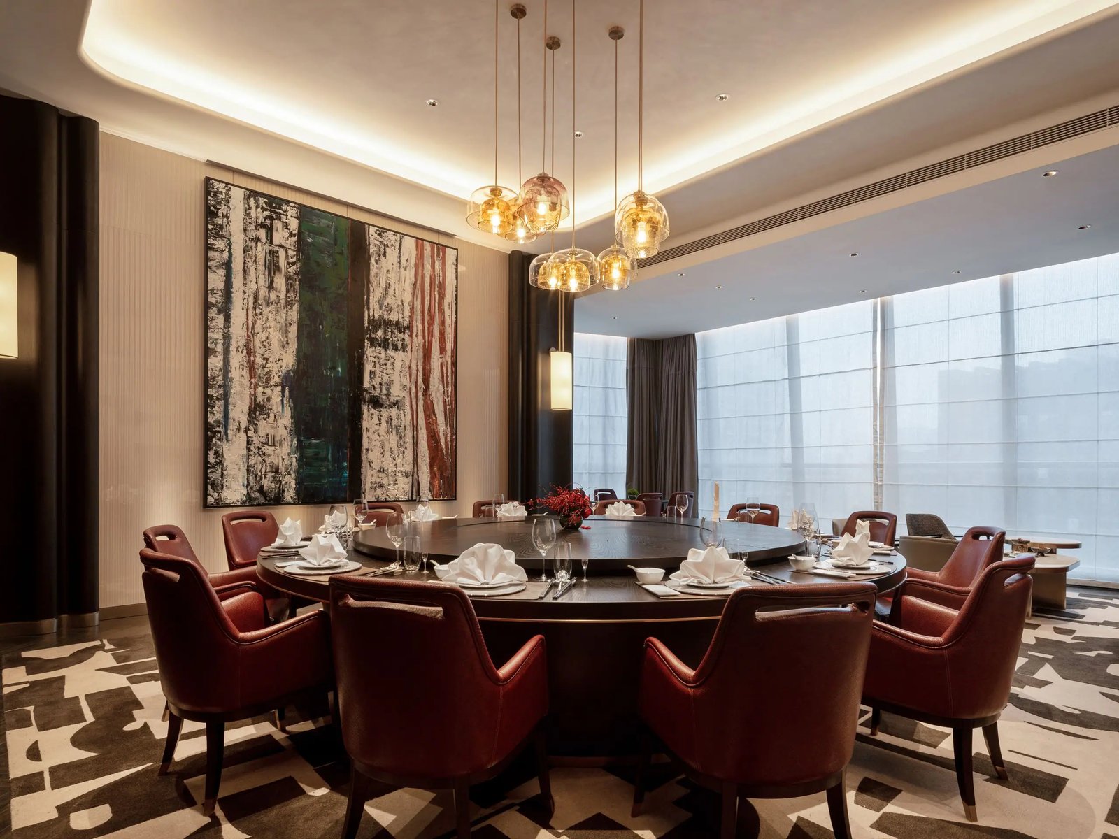 The Langbo Chengdu, at the table