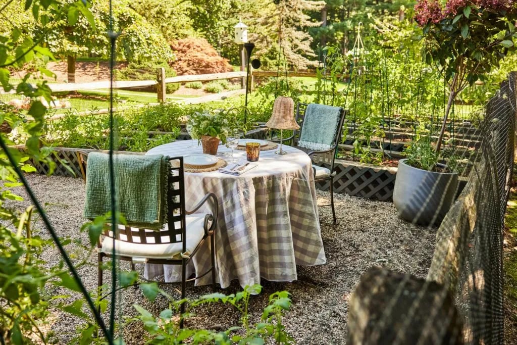 Mayflower Inn & Spa, at the table