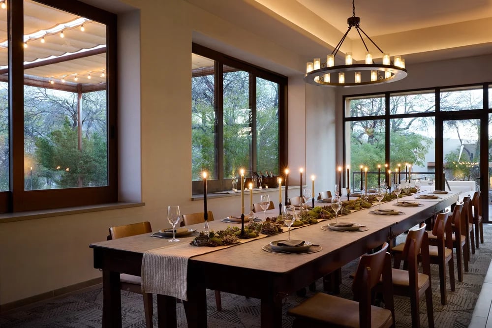 Miraval Arizona Resort and Spa, cactus flower restaurant