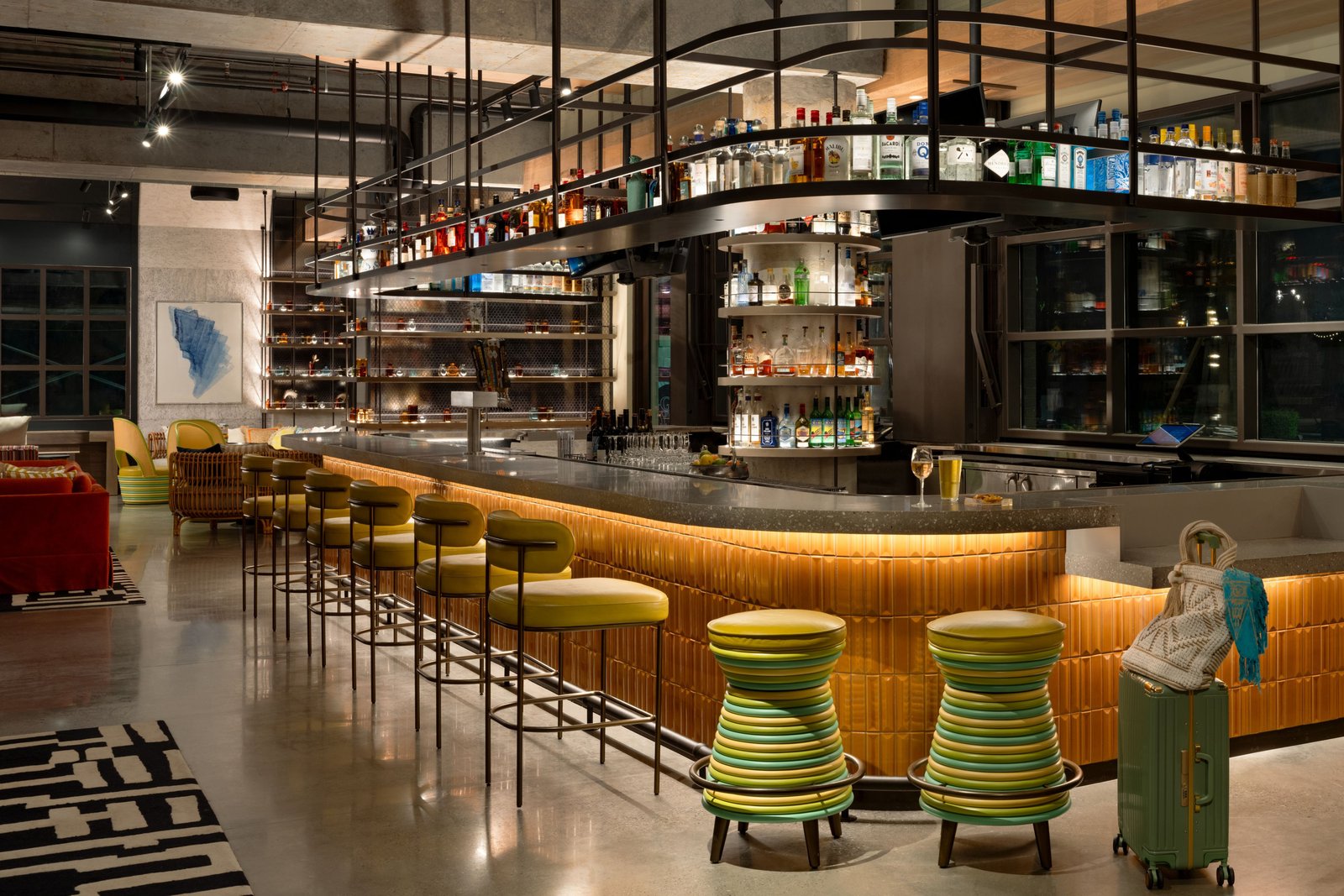 Moxy St. Petersburg Downtown, at the table