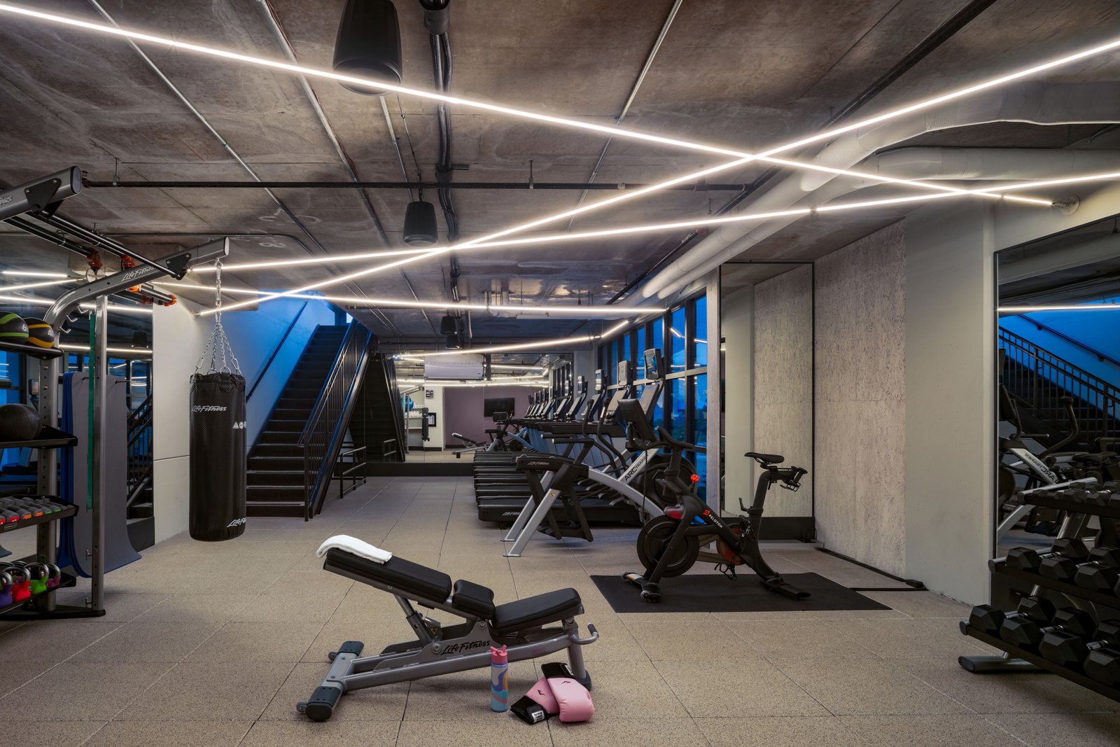 Moxy St. Petersburg Downtown, the gym