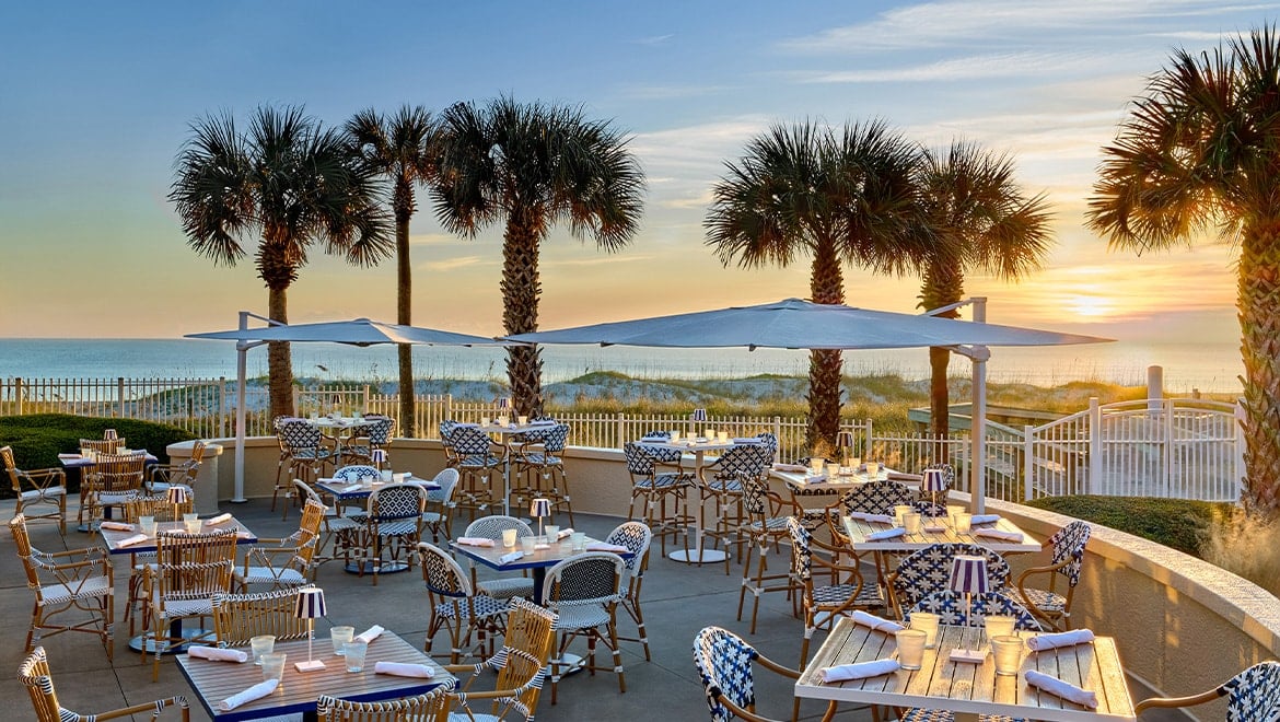 Omni Amelia Island Resort & Spa, at the table