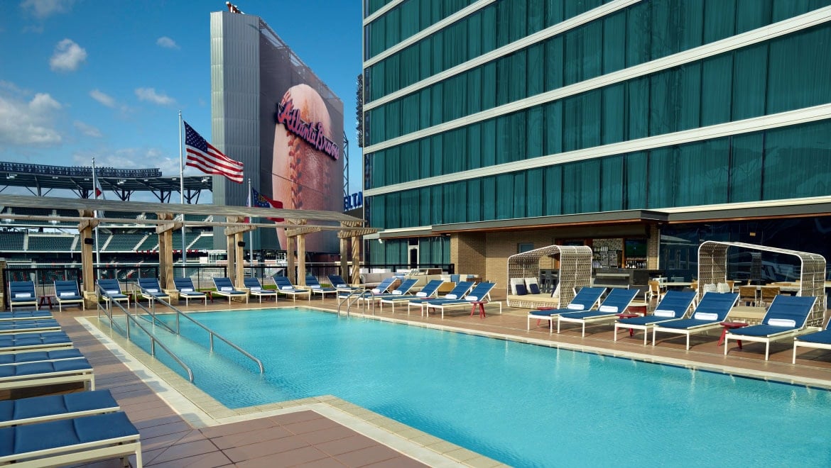 Omni Hotel at the Battery Atlanta, the pool
