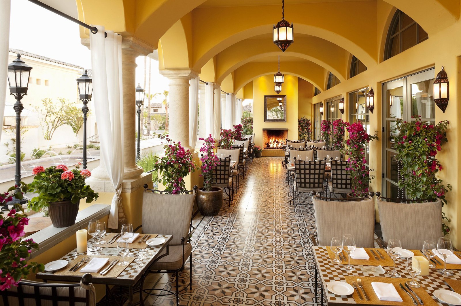 Omni Scottsdale Resort & Spa at Montelucia, at the table