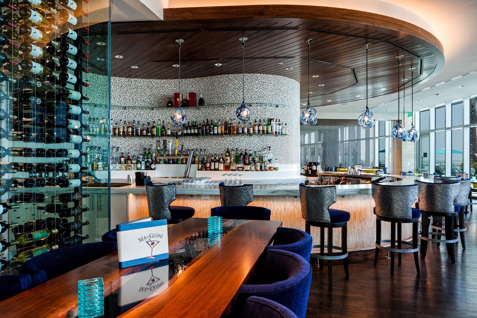 Opal Sands Resort, at the table