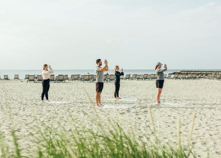 Red Jacket Beach Resort & Spa, yoga and pickleball