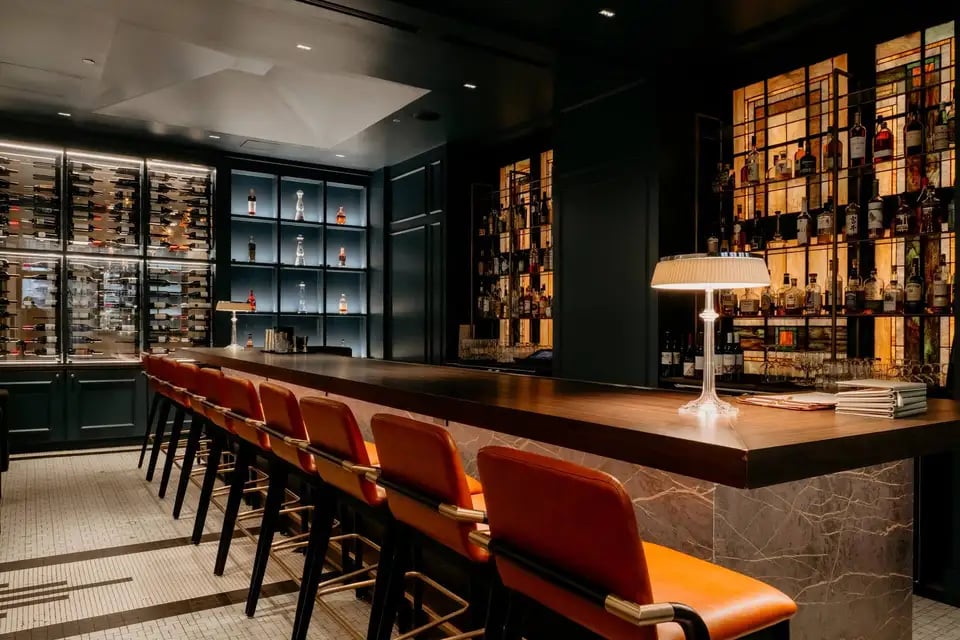Skirvin Oklahoma City, a Hilton Hotel, red piano lounge