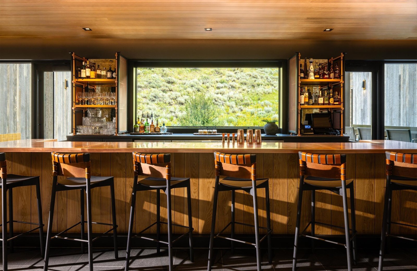 The Sylvan Lodge at Snake River Sporting Club, at the table