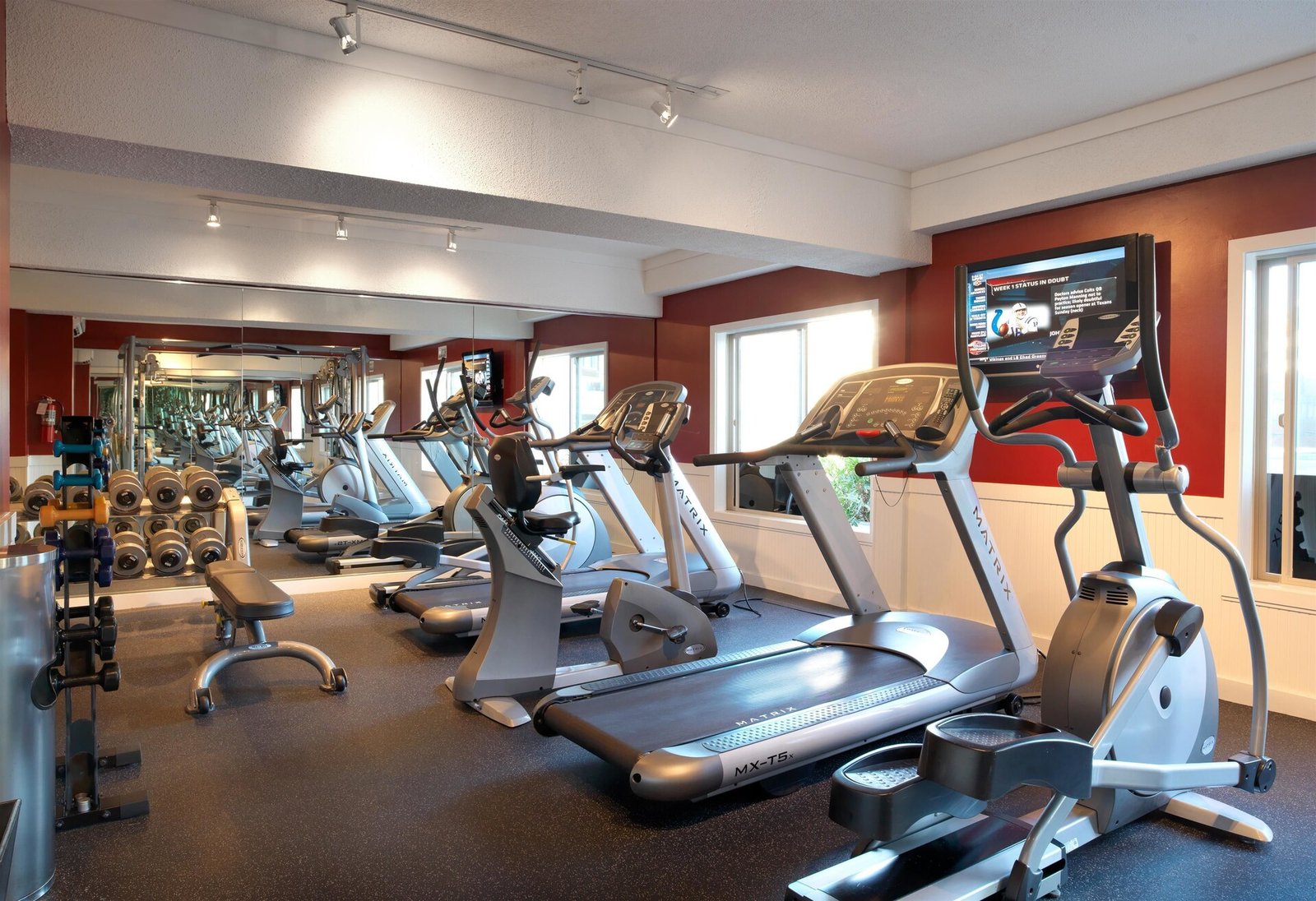 The Edgewater Hotel, the gym