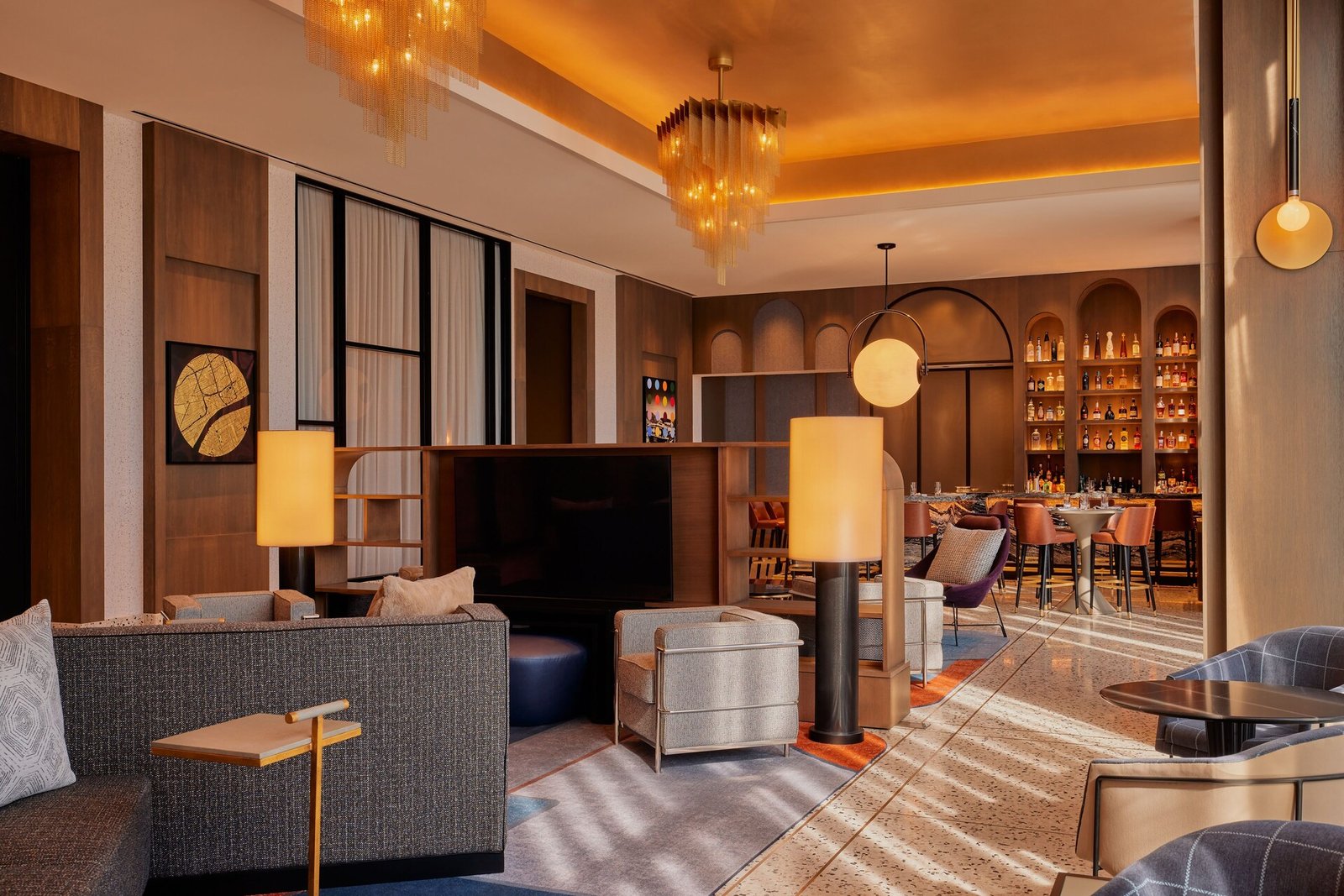The Godfrey Detroit, Curio Collection by Hilton, lobby bar