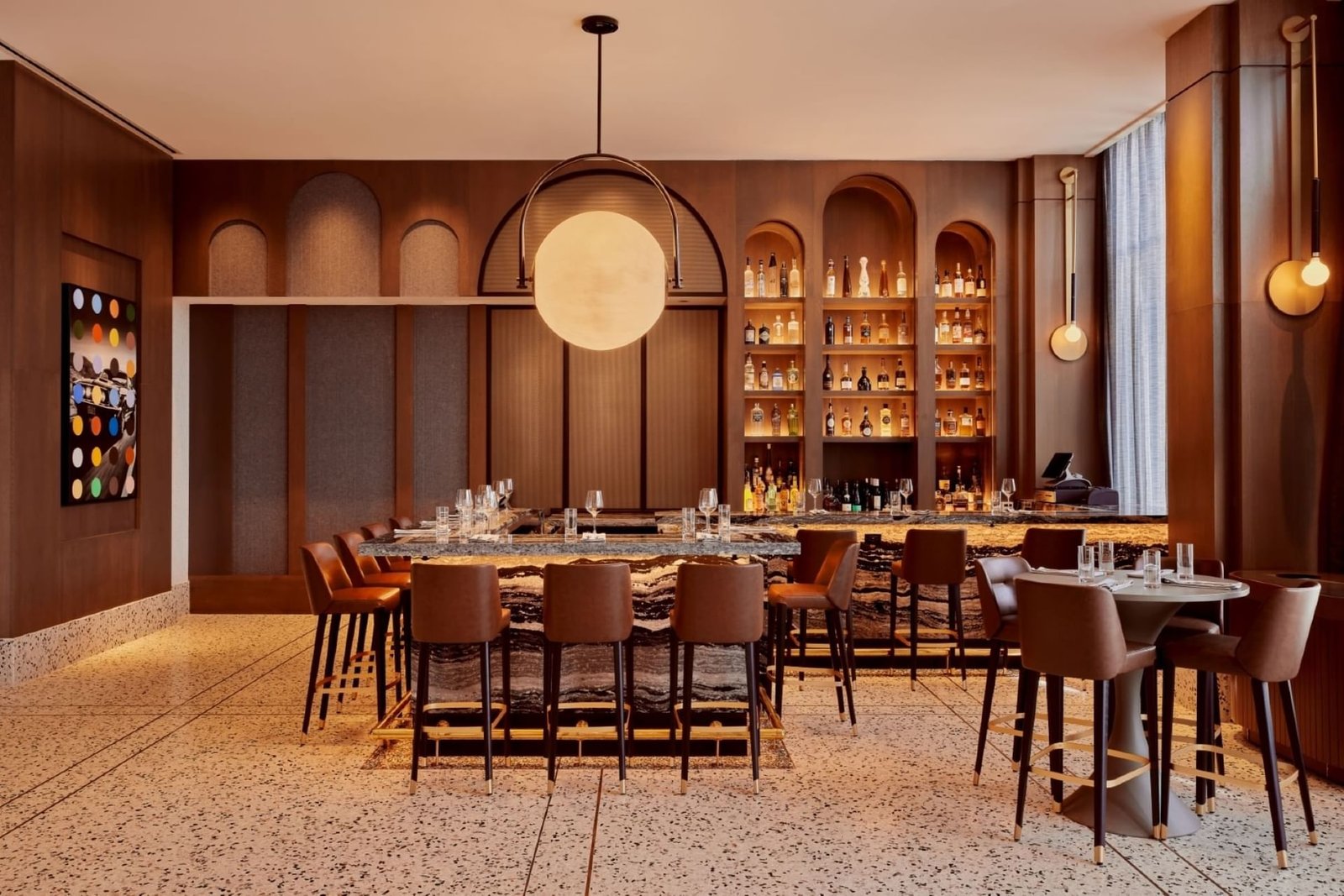 The Godfrey Detroit, Curio Collection by Hilton, lobby bar