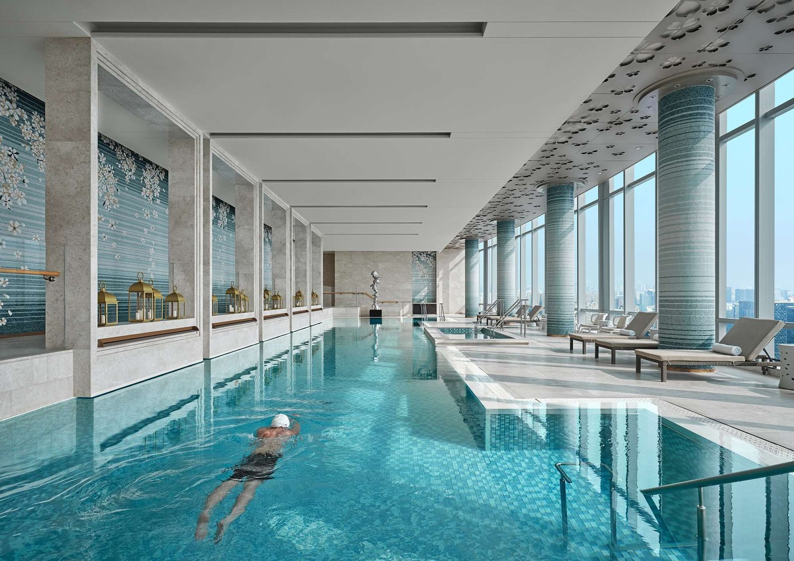 Waldorf Astoria Chengdu, the pool