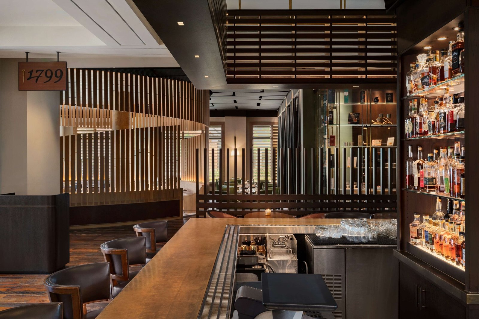 The Harpeth Franklin Downtown, Curio Collection by Hilton, at the table