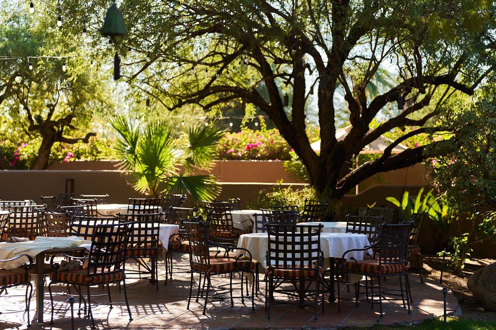 The Hermosa Inn, at the table