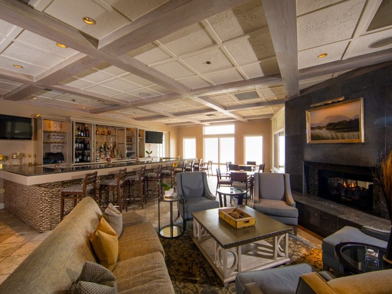 The Lodge & Club, at the table