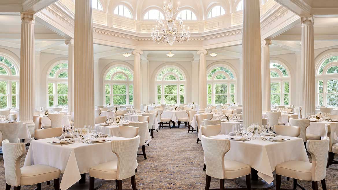 The Omni Homestead Resort & Spa, at the table