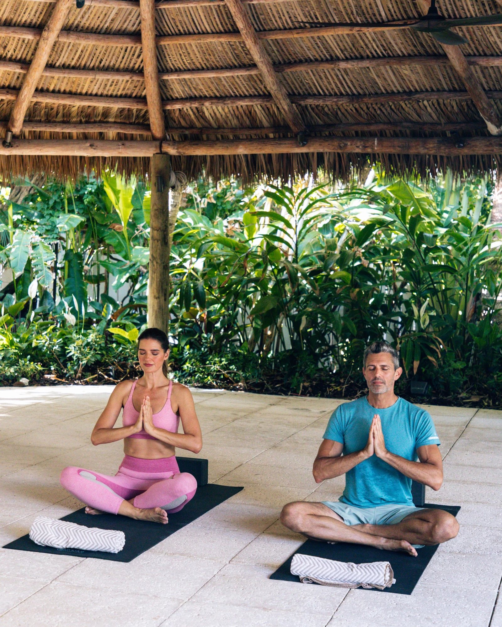 The Palms Hotel & Spa, yoga on the beach