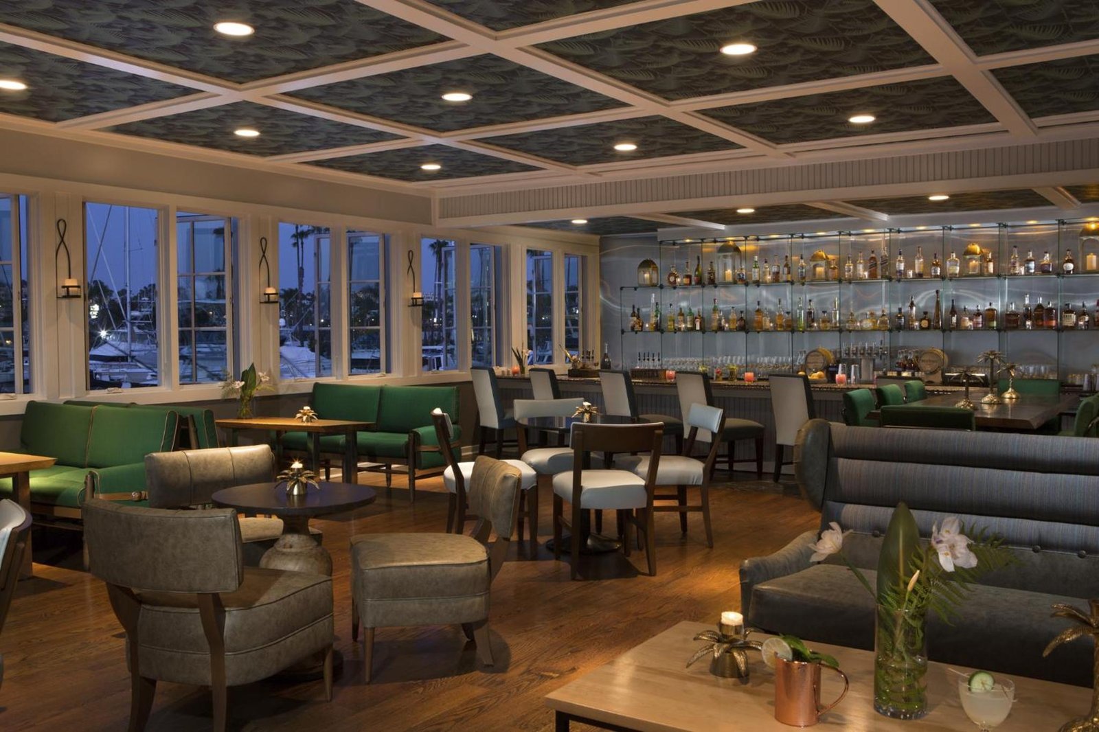 The Portofino Hotel & Marina, at the table