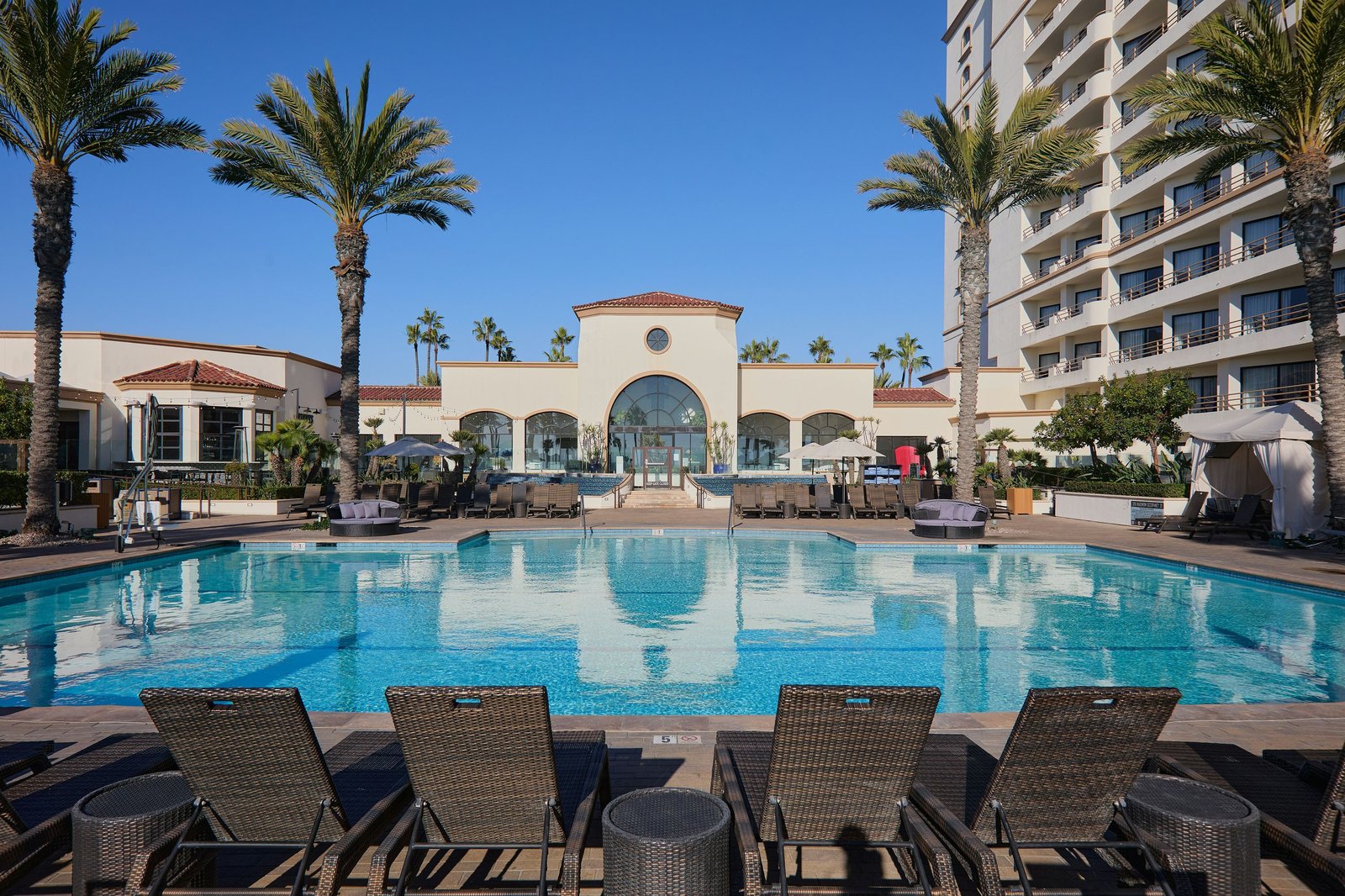 The Waterfront Beach Resort, a Hilton Hotel, the pool