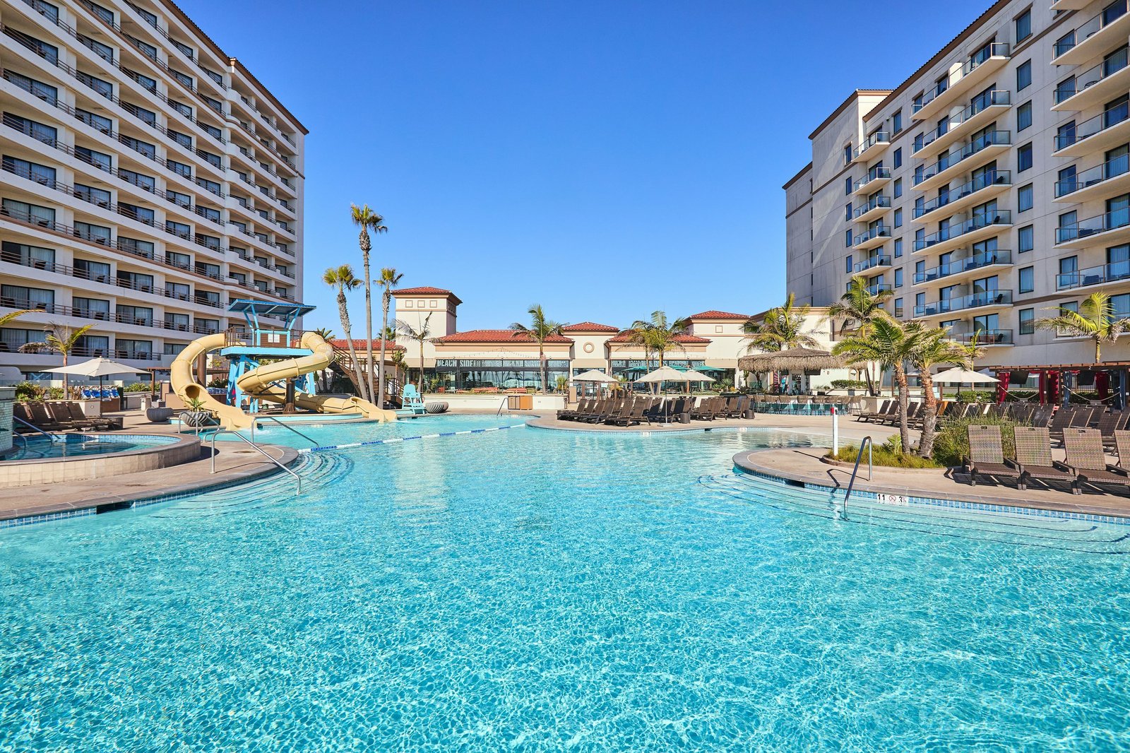The Waterfront Beach Resort, a Hilton Hotel, the pool