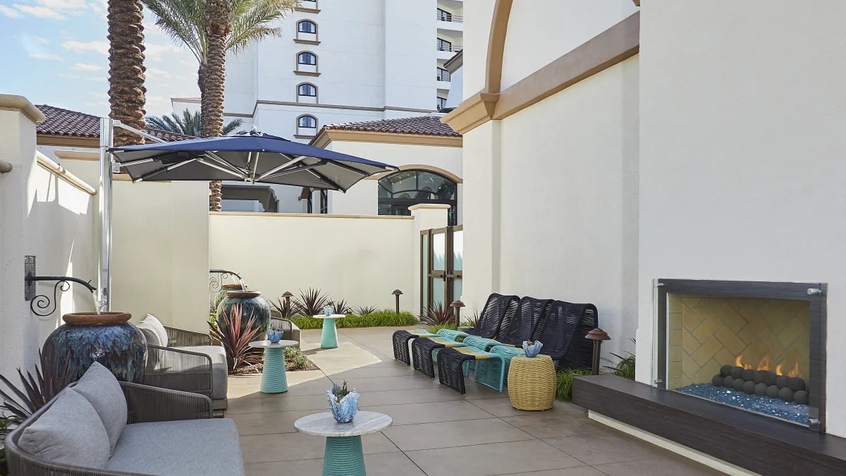 The Waterfront Beach Resort, a Hilton Hotel, the spa