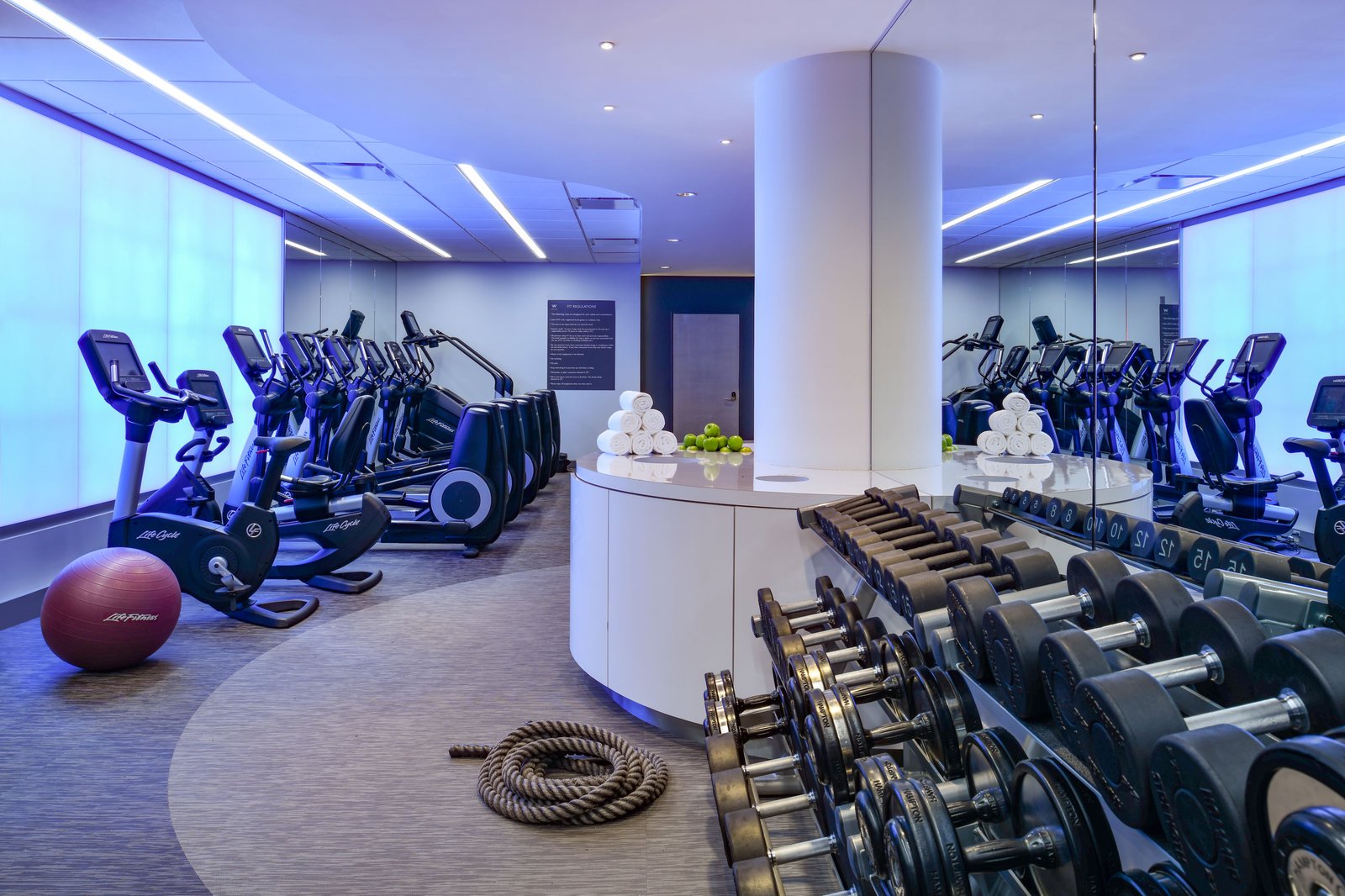 W Boston, the gym