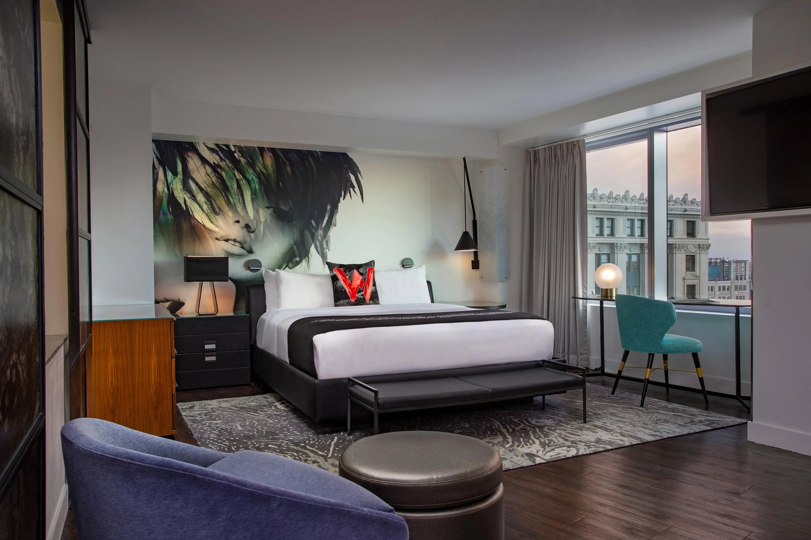 W Boston, rooms