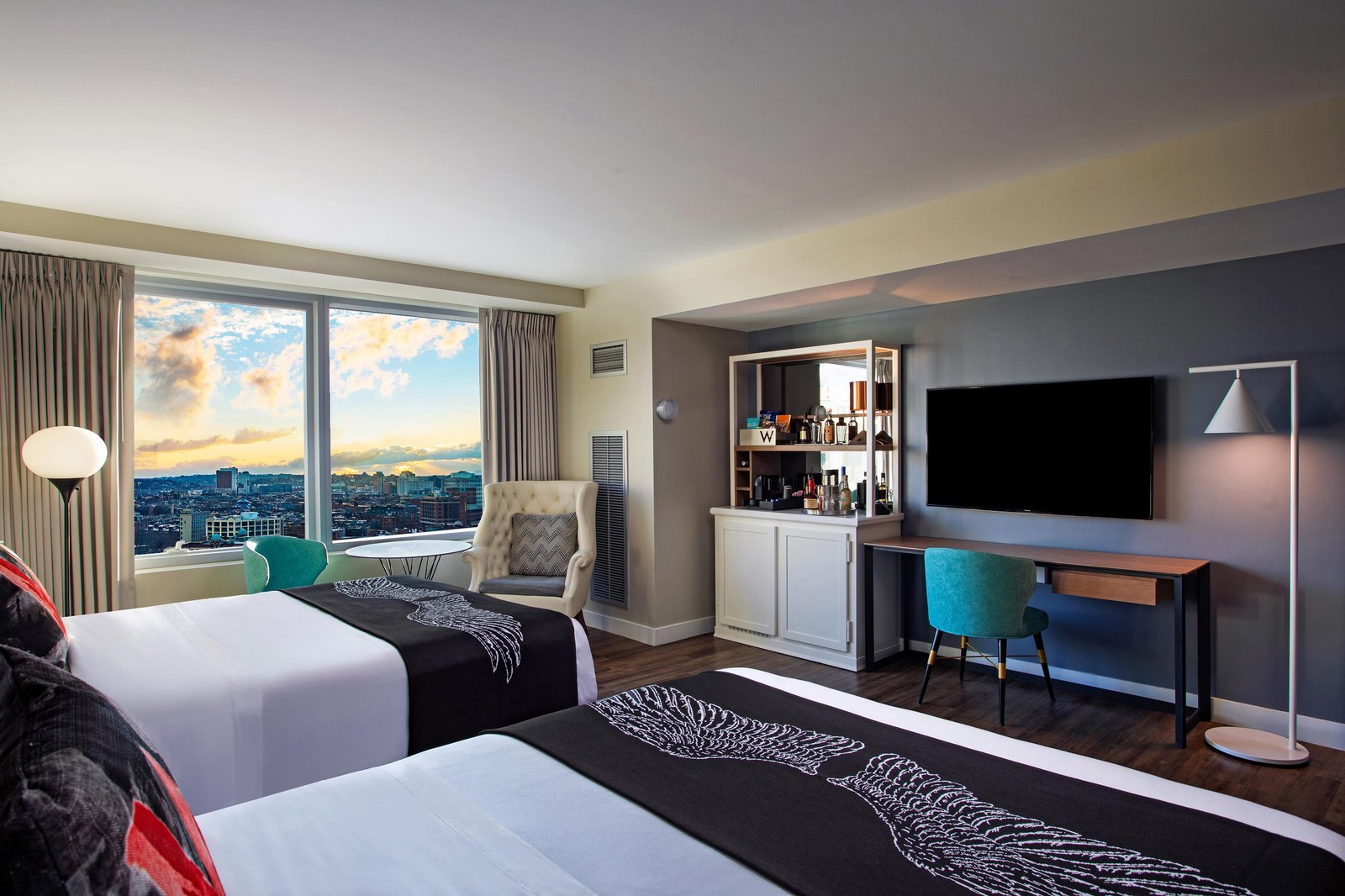 W Boston, rooms
