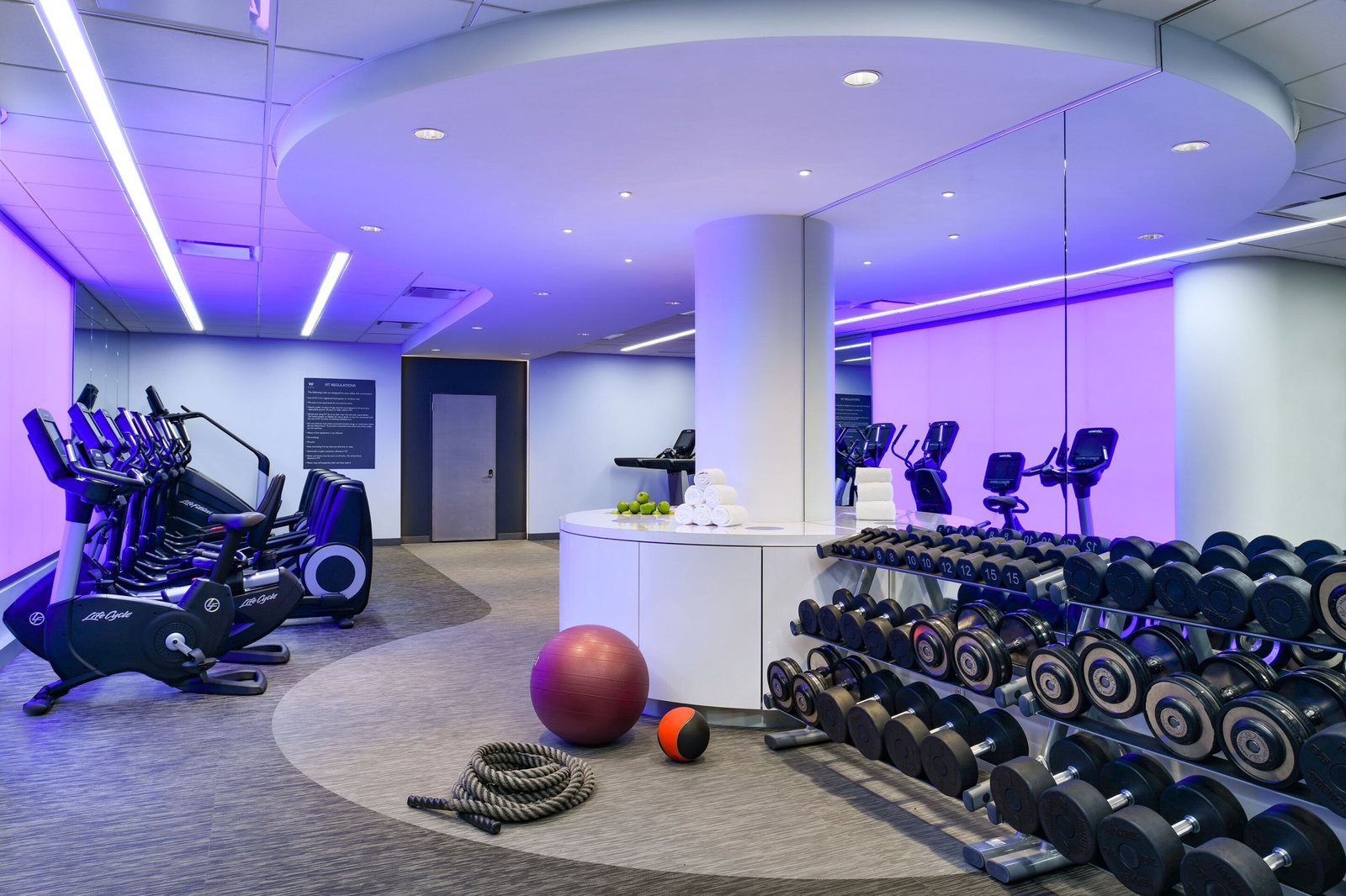 W Boston, the gym