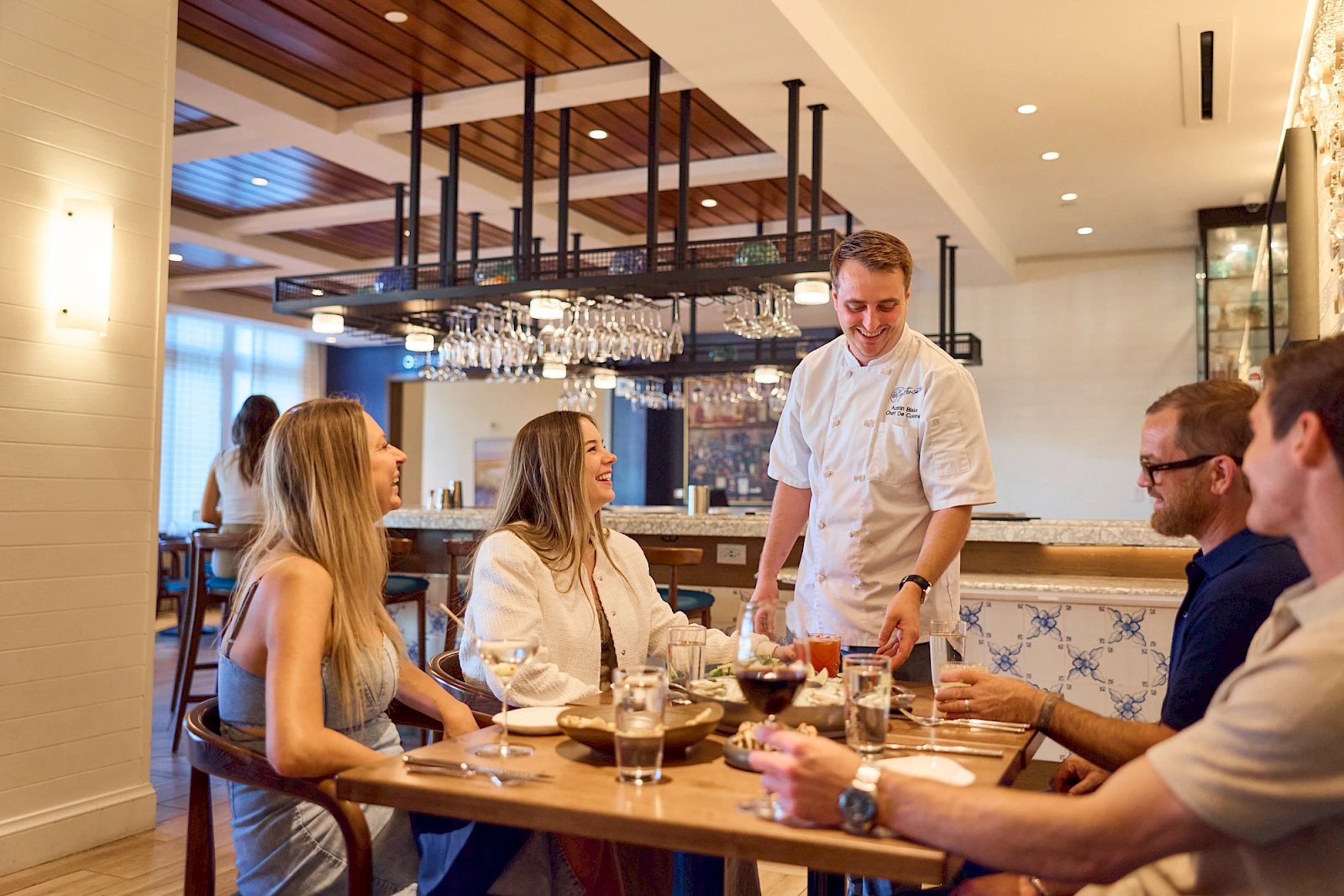Wild Dunes Resort, at the table