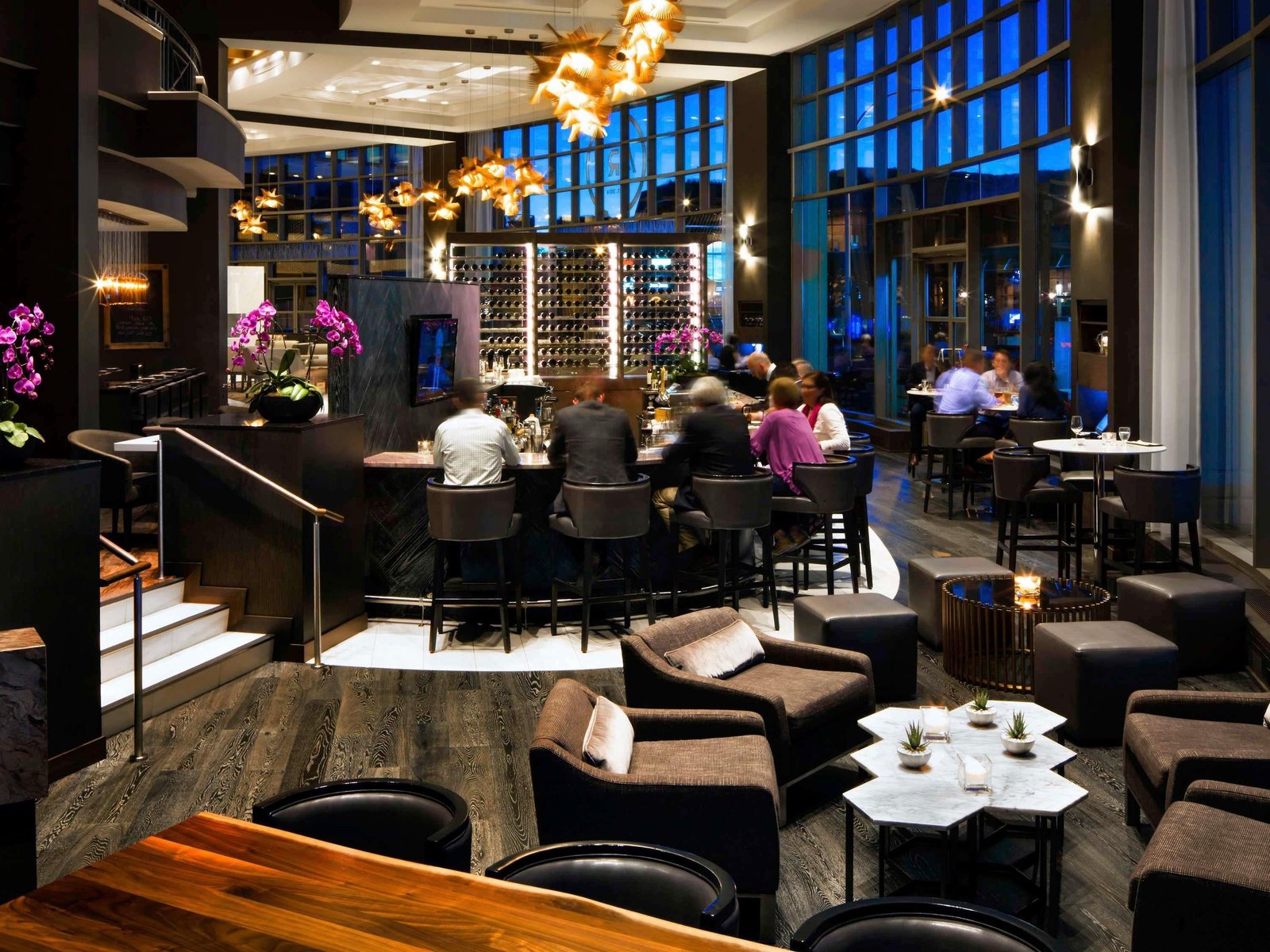Fairmont Waterfront, at the table