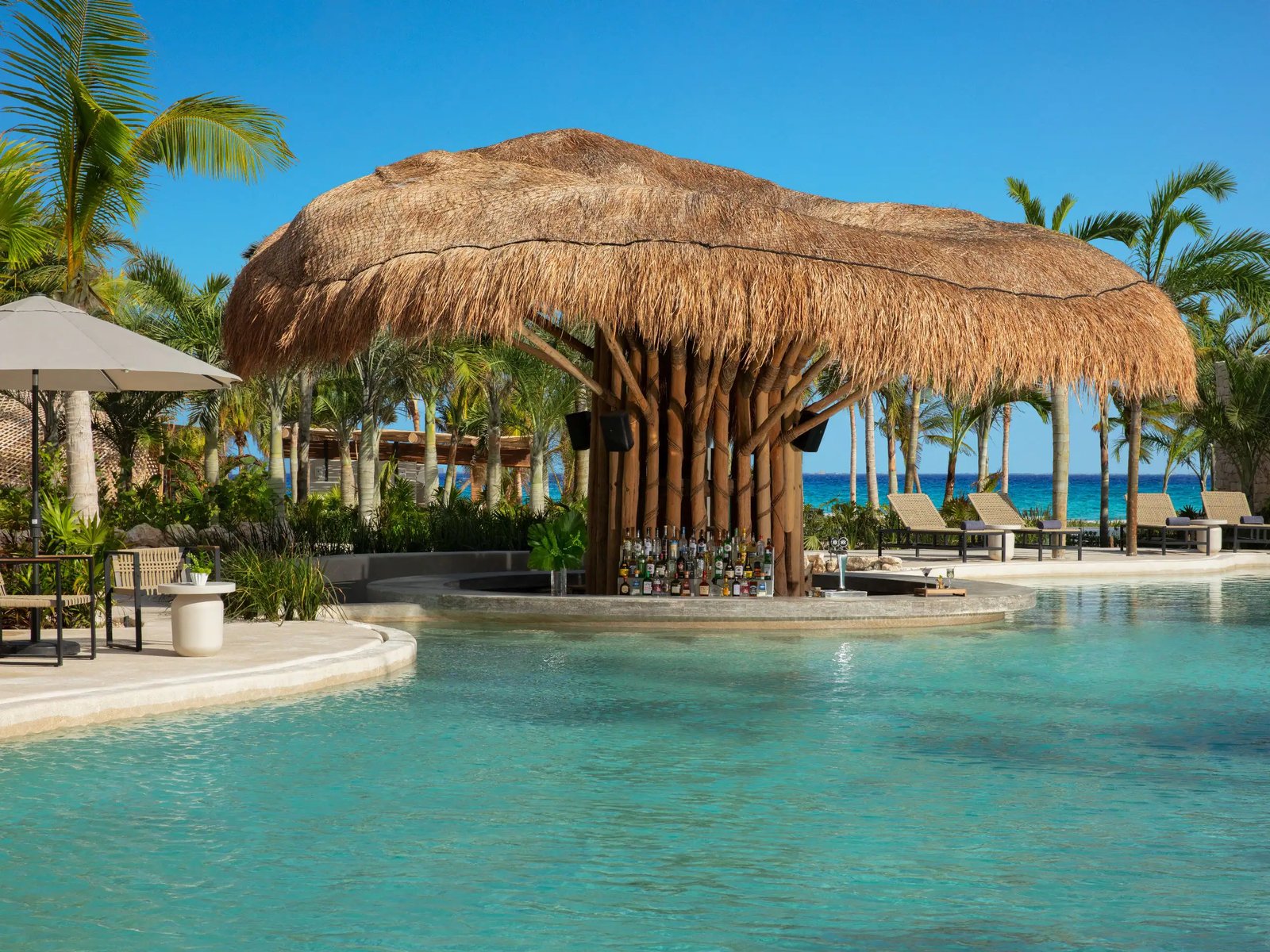 Secrets Moxché Playa del Carmen, the swim-up bar