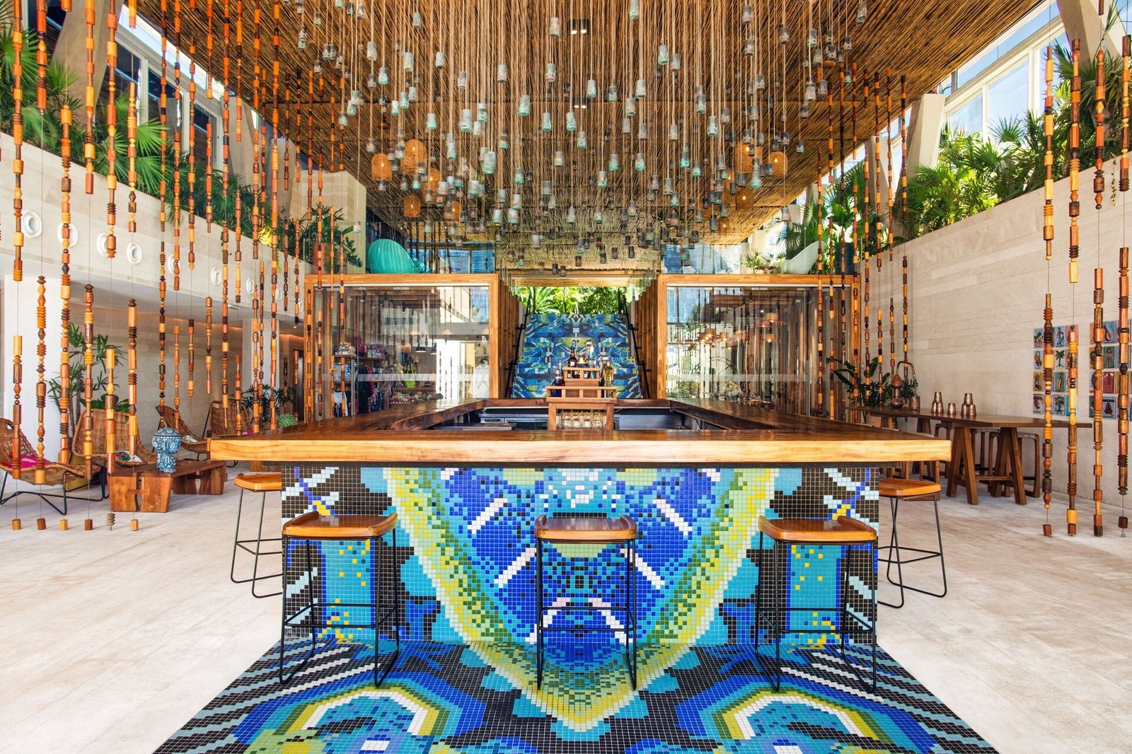 W Punta de Mita, at the table