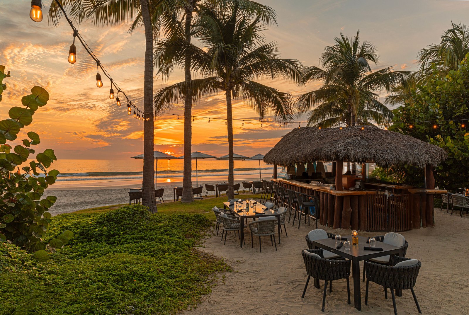 W Punta de Mita, at the table