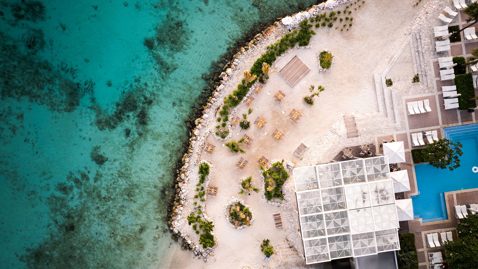 Curacao Marriott Beach Resort, salty at the beach
