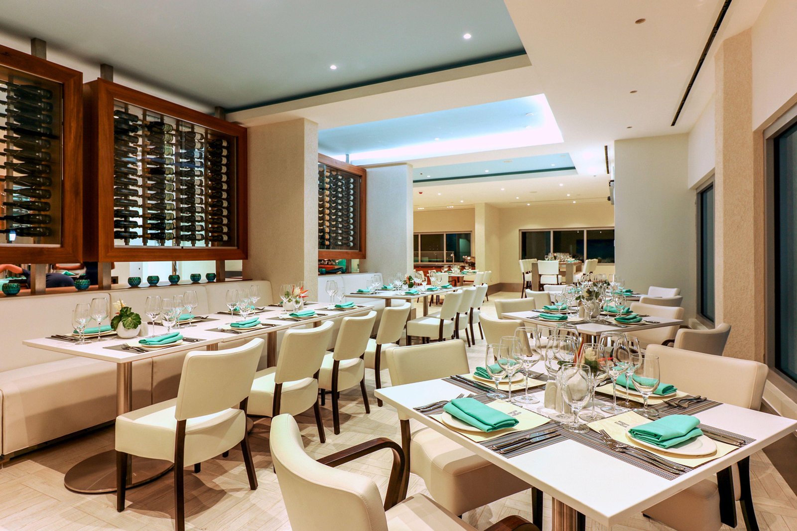 Harbor Club St. Lucia, Curio Collection by Hilton, at the table