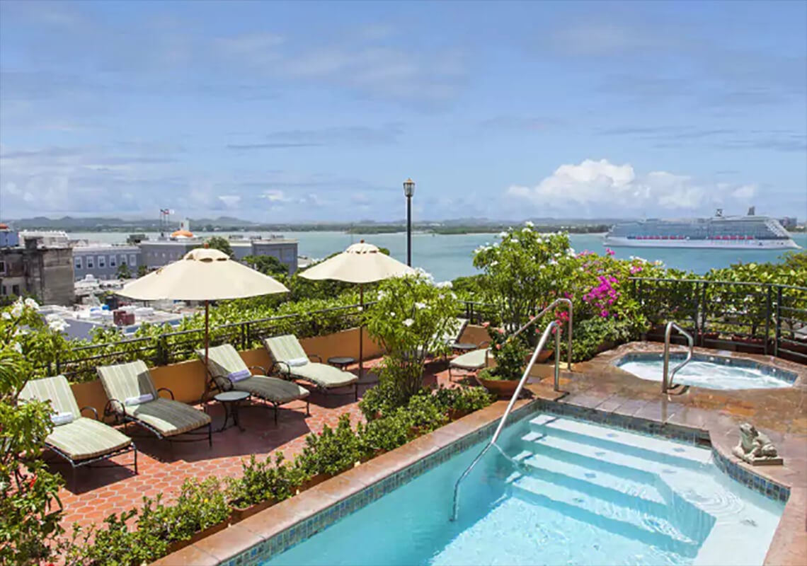 Hotel El Convento, the pool