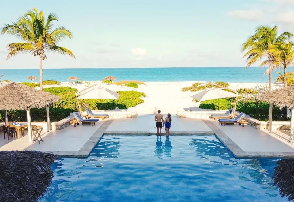 Pine Cay, Turks and Caicos, the pool