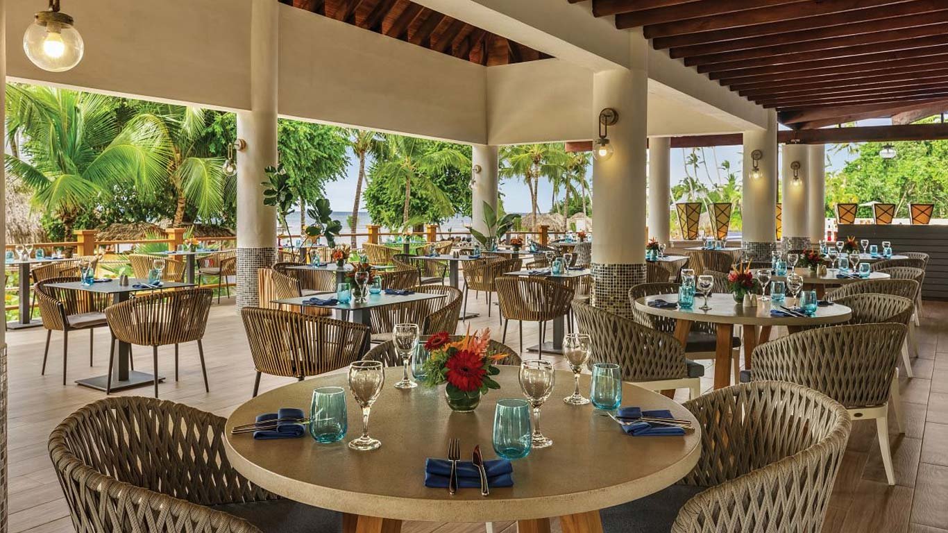 Secrets La Romana Resort & Spa, at the table
