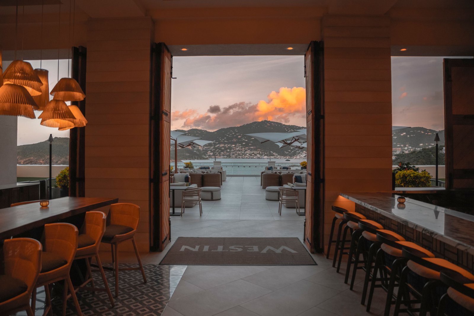 The Westin St. Thomas Beach Resort & Spa, at the table
