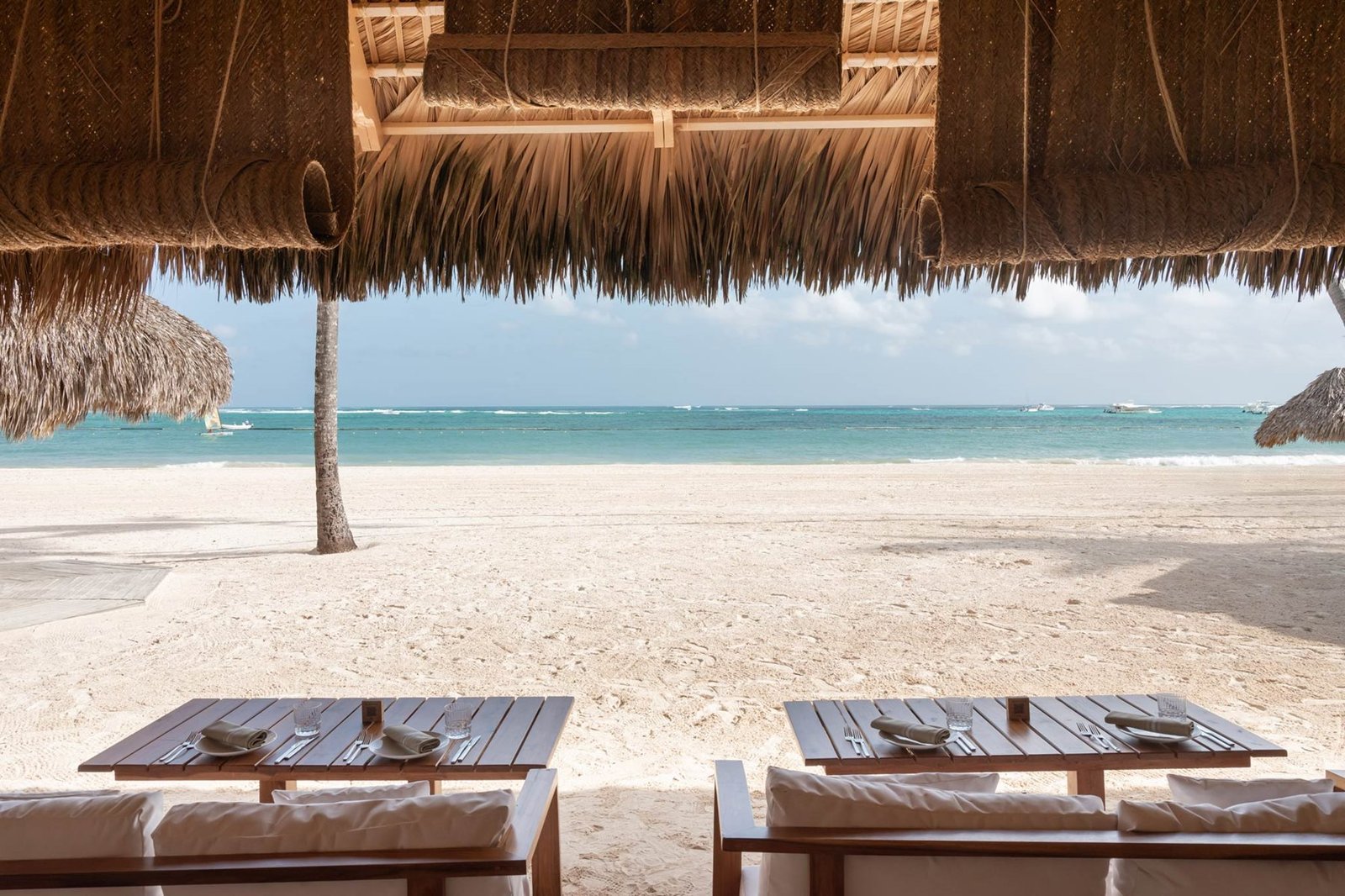 Zel Punta Cana, at the table